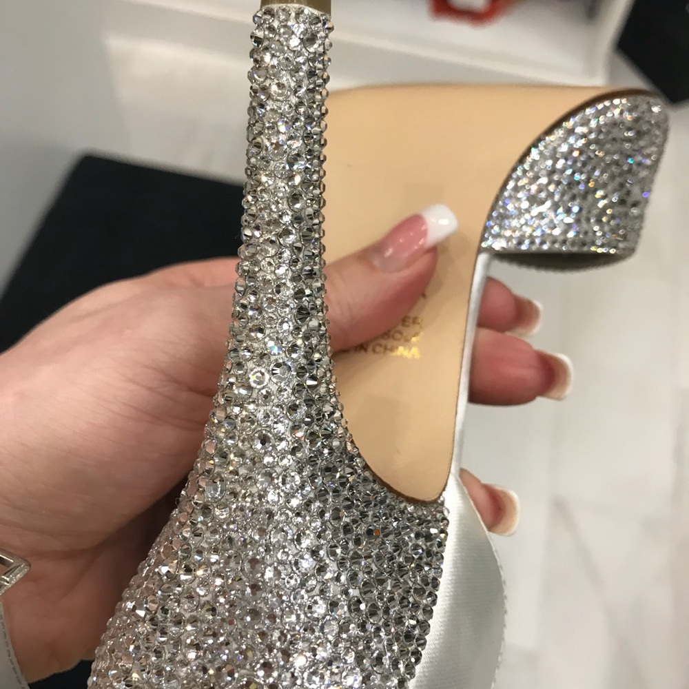 Swarovski crystal wedding shoes